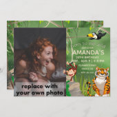 Foto Geboren, Wildtiere zu sein Einladung (Vorne/Hinten)