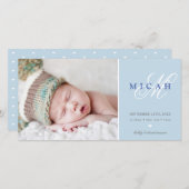 FOTO GEBURT ANKÜNDIGUNG (Vorne/Hinten)