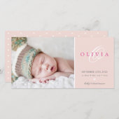 FOTO GEBURT ANKÜNDIGUNG (Vorne/Hinten)