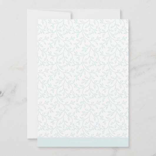 FOTO GEBURT ANKÜNDIGUNG Hallo blauer Junge (Rückseite)