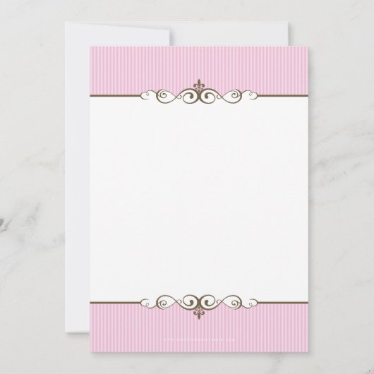 FOTO GEBURT ANKÜNDIGUNG wertvolles Mädchen rosa (Rückseite)