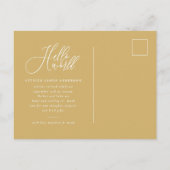 Foto-Geburtsankündigung Ankündigungspostkarte (Rückseite)