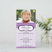 FOTO GEBURTSTAG EINLADUNGEN :: lecker 4 (Stehend Vorderseite)