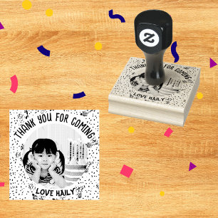 Foto Geburtstag Kinder Gastgeschenk Gummistempel