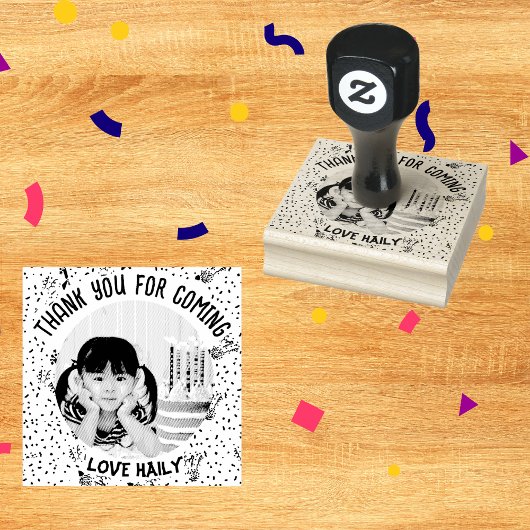 Foto Geburtstag Kinder Gastgeschenk Gummistempel