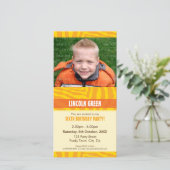 FOTO - GEBURTSTAGLICHE EINLADUNGEN: Tierdruck 4 (Stehend Vorderseite)