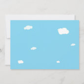 Foto-Geburtstags-Einladung Pilotprogramm Party Einladung (Rückseite)