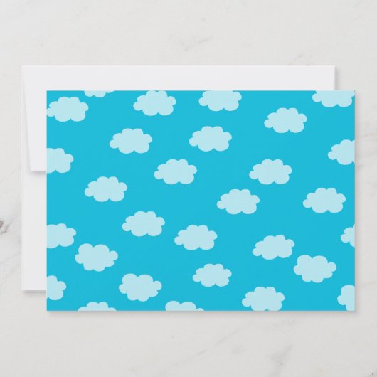 Foto Geburtstagsparty Einladungen (Rückseite)