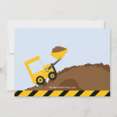 Foto Geburtstagsparty für Jungen Einladung (Rückseite)