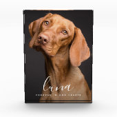 Foto-Gedächtnis Beileid Tribute Fotoblock (Vorderseite)