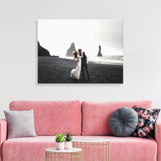 Foto-Gedächtnis Hochzeitssache Leinwanddruck (Insitu (Wohnzimmer))