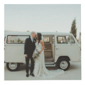 Foto-Gedächtnis Hochzeitssache Würfel (Vorderseite)