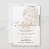 Foto-Gedächtnisfeier zum Tode Einladung (Vorderseite)