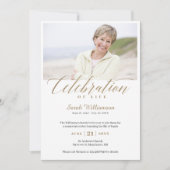 Foto-Gedächtnisfeier zum Tode Einladung (Vorderseite)