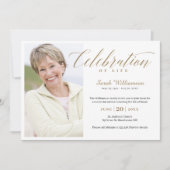 Foto-Gedächtnisfeier zum Tode Einladung (Vorderseite)