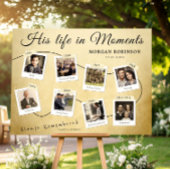 Foto-Gedächtniszeitschrift: Lebenslauf Poster