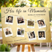 Foto-Gedächtniszeitschrift: Lebenslauf Poster