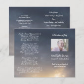 Foto-Gedenk-Feier-Programm (Vorne/Hinten)