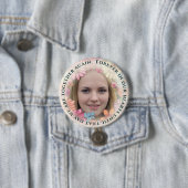 Foto-Gedenk- und Blumen-Button Button (Beispiel)