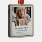 Foto-Gedenkangebot Ornament Aus Metall (Rechts)