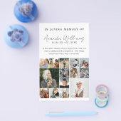 Foto Gedenkfeier - 15 Collage Gebet Flyer (Einzeln)