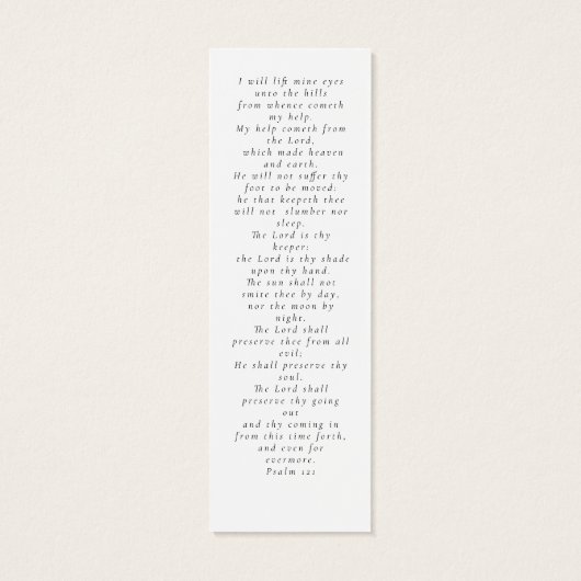 Foto-Gedenkfeier Beerdigung Lesezeichen (Rückseite)