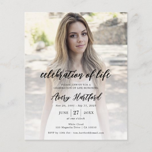 Foto-Gedenkfeier Flyer (Vorne)