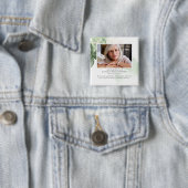 Foto-Gedenkfeier für Grünpflanzen Keepake Button (Beispiel)