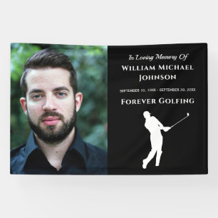 Foto-Gedenkfeier für immer Golf Banner