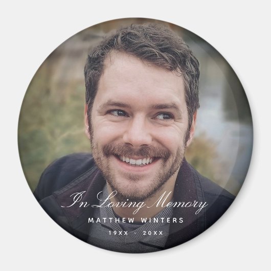 Foto-Gedenkfeier Magnet (Vorne)