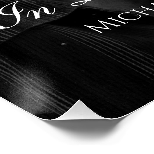 Foto-Gedenkfeier Poster (Ecke)