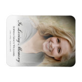 Foto Gedenkfeier Totenbeerdigung Magnet (Horizontal)