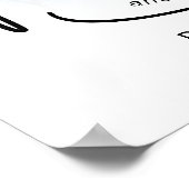 Foto Gedenkfeier Totenbeerdigung Poster (Ecke)