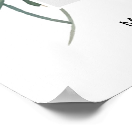 Foto Gedenkfeier Totenbeerdigung Poster (Ecke)