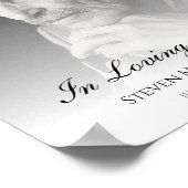 Foto Gedenkfeier Totenbeerdigung Poster (Ecke)