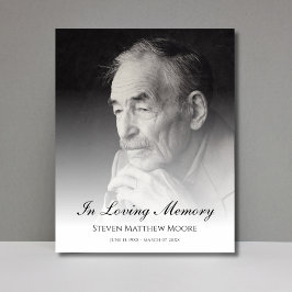 Foto Gedenkfeier Totenbeerdigung Poster