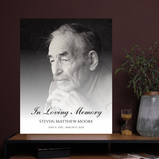 Foto Gedenkfeier Totenbeerdigung Poster