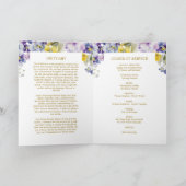 Foto-Gedenkfeier zur Beerdigung des Lebensprogramm Programm (Innenseite)