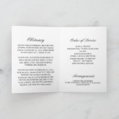 Foto-Gedenkfeier zur Beerdigung des Lebensprogramm Programm (Innenseite)