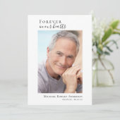 Foto-Gedenkfeier zur Beerdigung des Lebensprogramm Programm (Stehend Vorderseite)