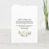 Foto-Gedenkfeier zur Beerdigung des Lebensprogramm Programm (Rückseite)