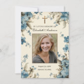 Foto-Gedenkgebet zur katholischen Beerdigung Ankündigung (Vorderseite)