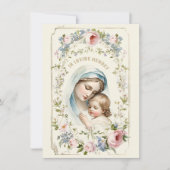 Foto-Gedenkgebet zur katholischen Beerdigung Ankündigung (Vorderseite)