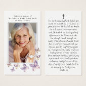 Foto-Gedenkkarte (Vorne & Hinten)