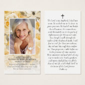 Foto-Gedenkkarte (Vorne & Hinten)