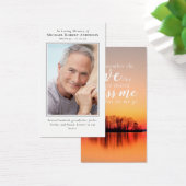 Foto-Gedenkkarte (Schreibtisch)