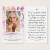 Foto-Gedenkkarte (Vorne & Hinten)