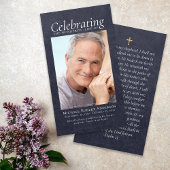 Foto-Gedenkkarte für Blauleder