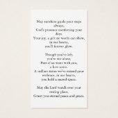 Foto-Gedenkkarte für die Aquarellfarben (Rückseite)