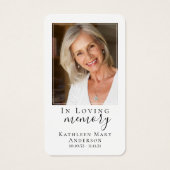 Foto-Gedenkkarte für Meeresschildkröten (Rückseite)